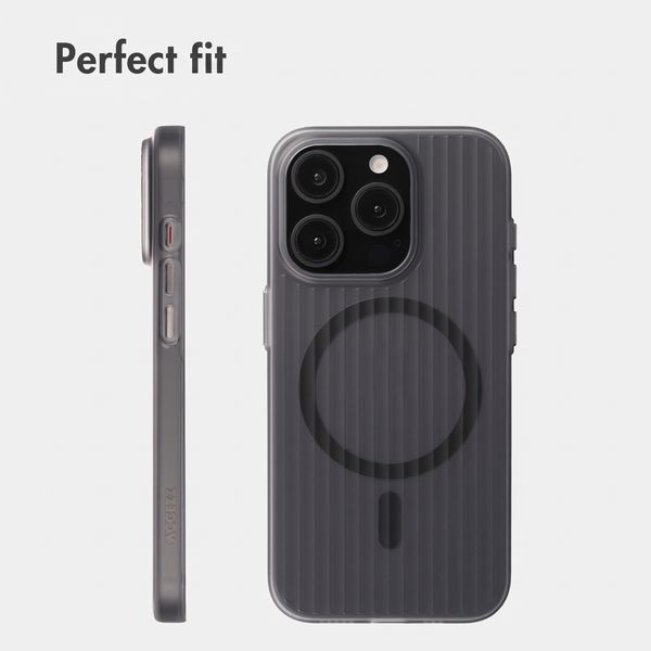 Accezz Lite Case with MagSafe | Fluted | Apple iPhone 15 Pro - Grey