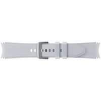 Samsung Originele Ridge Sport Band voor de Samsung Galaxy Watch 4 / 5 / 6 / 7 - 20 mm - S/M - Zilver