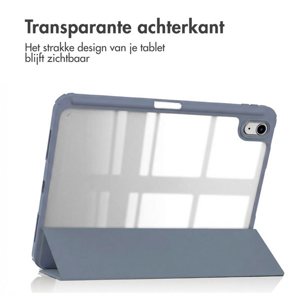 imoshion Trifold Hardcase Bookcase Apple iPad 11 (2025) 11 inch A16 / iPad 10 (2022) 10.9 inch - Paars