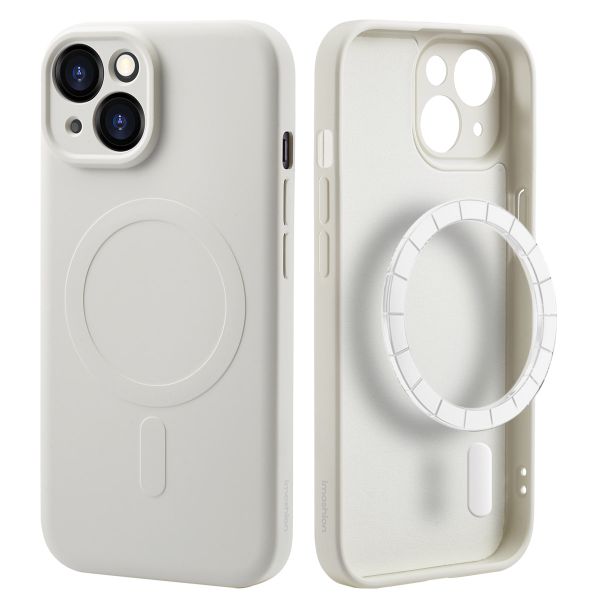 imoshion Color Backcover met MagSafe iPhone 15 - Beige