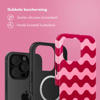 Selencia Vivid Backcover met MagSafe Apple iPhone 16 Pro - Wave Vibes Lipstick