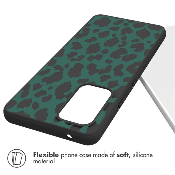 imoshion Design hoesje Samsung Galaxy A53 - Luipaard - Groen / Zwart