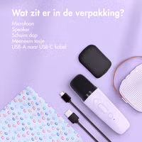 imoshion Kids Karaoke Set - Speaker en microfoon - Lavender Lilac