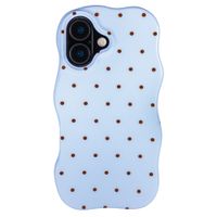 Selencia Vivid Wavy Backcover met MagSafe Apple iPhone 16 - Happy Dots Digital Sky