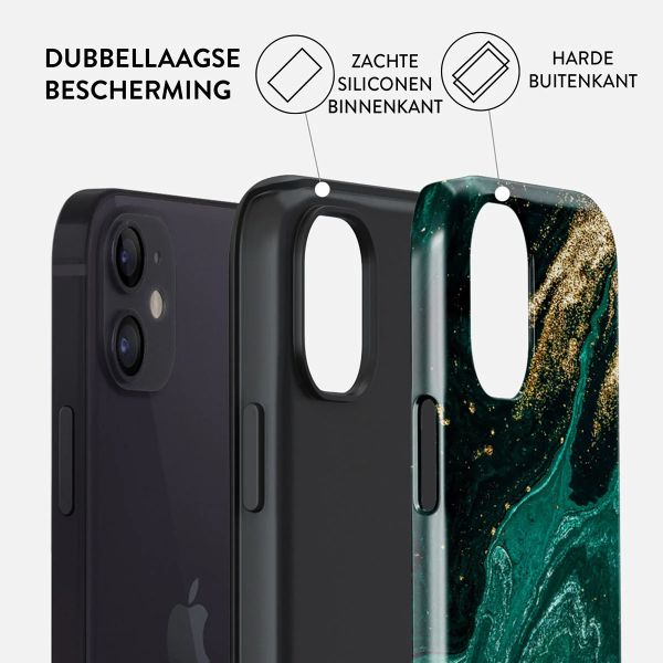 Burga Tough Backcover iPhone 12 (Pro) - Emerald Pool