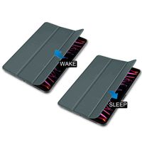 imoshion Trifold Bookcase Apple iPad Pro 12.9 (2018/2020/2021/2022) - Donkergroen