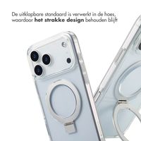 Accezz Ring Stand Backcover met MagSafe Apple iPhone 17 Pro Max - Transparant