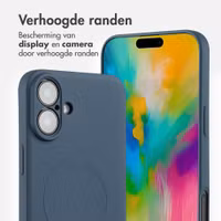 imoshion Color Backcover met MagSafe Apple iPhone 16 - Donkerblauw