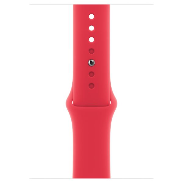 Apple Sport Band Apple Watch Series 1 t/m 10 / SE / Ultra (2) (44/45/46/49 mm) - Maat M/L - Red