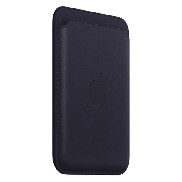 Apple Leather Wallet MagSafe (Apple Wallet 2nd Generation) - with Built-in AirTag Feature - Ink