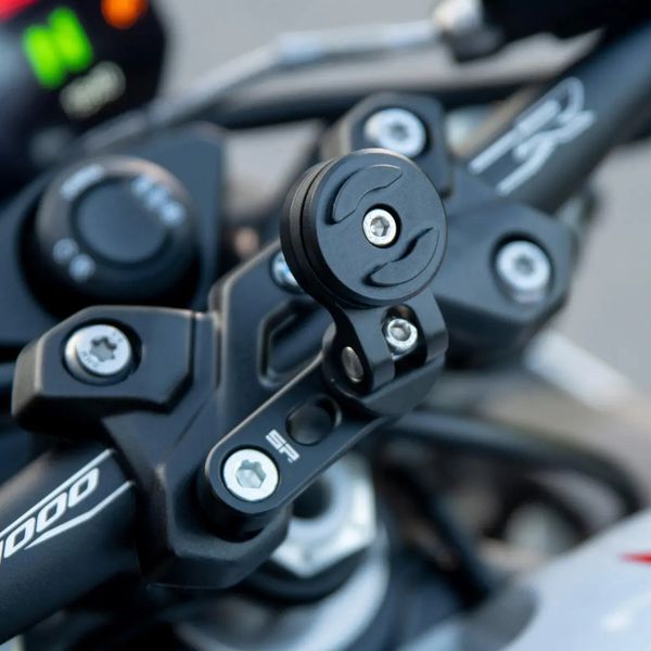 SP Connect Bar Clamp Mount Pro Telefoonhouder Motor - 360° draaibaar - Zwart