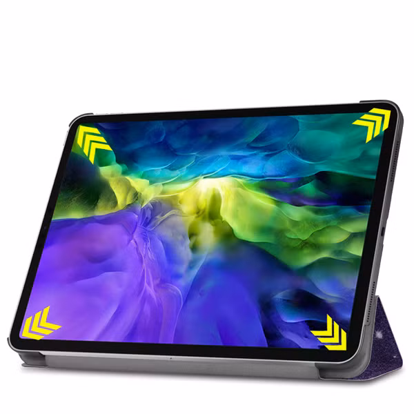 imoshion Design Trifold Bookcase Apple iPad Pro 11 (2022 / 2021 / 2020 / 2018) - Space