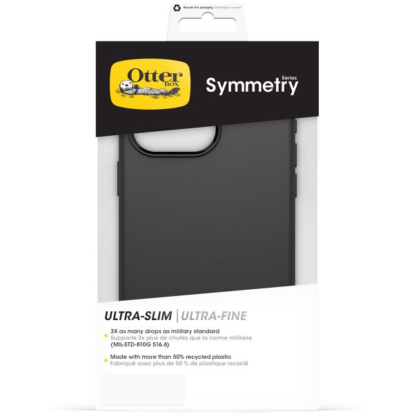 OtterBox Symmetry Backcover iPhone 15 Pro Max - Zwart