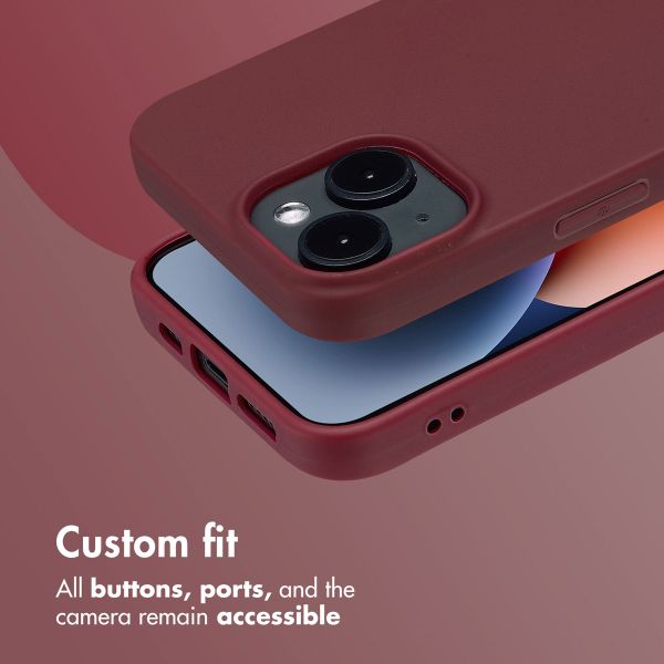 imoshion Color Backcover Apple iPhone 14 - Wine Red