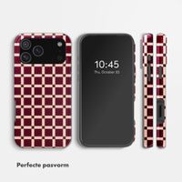 Selencia Vivid Backcover Apple iPhone 18 Pro Max / 17 Pro Max - Check This Burgundy
