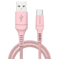 imoshion Braided USB-C naar USB kabel - 2 meter - Roze