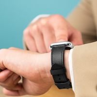 imoshion Echt lederen bandje Apple Watch Series 1-9 / SE -38/40/41 mm