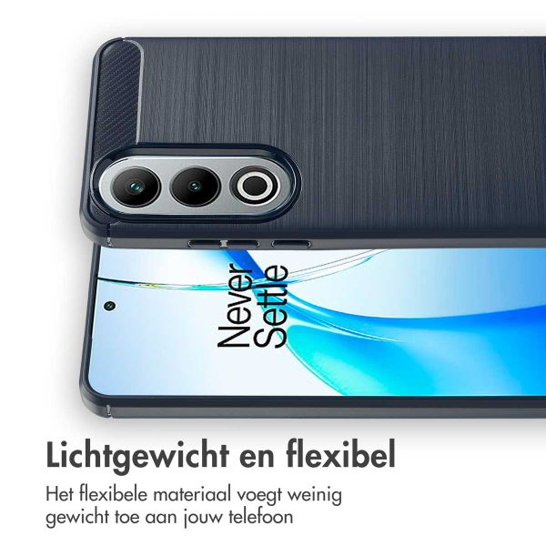 imoshion Brushed Backcover OnePlus Nord CE 4 - Donkerblauw