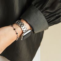 Selencia Slim Steel schakelbandje Apple Watch | 38/40/41/42 mm - Zilver