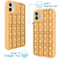 imoshion Pop It Fidget Toy - Pop It hoesje iPhone 11 - Goud