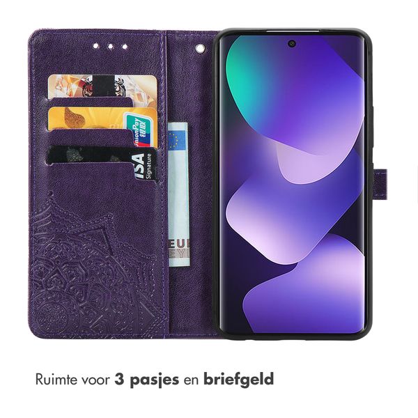 imoshion Mandala Bookcase Xiaomi Redmi Note 15 (4G) - Paars