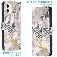 imoshion Design Softcase Bookcase iPhone 11 - Glamour Botanic