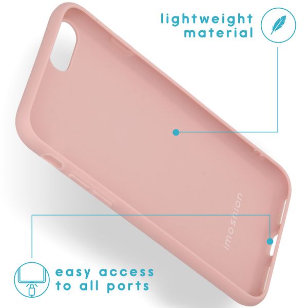 imoshion Color Backcover iPhone SE (2022 / 2020) / 8 / 7 - Dusty Pink