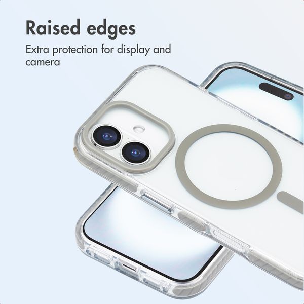 imoshion Combat MagSafe Back Cover Apple iPhone 16 - Grey