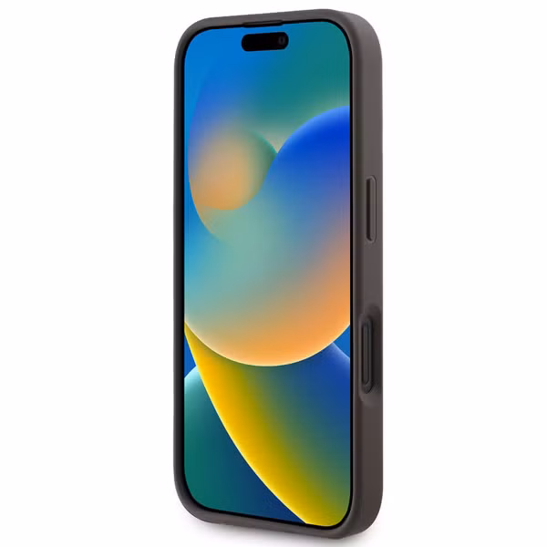 Guess 4G Metal Logo Backcover Apple iPhone 16 - Bruin