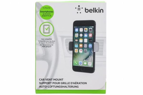 Belkin Car Vent Mount - Telefoonhouder auto - Ventilatierooster - Zwart