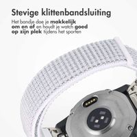 imoshion QuickFit® Nylon bandje Garmin Watch | 22 mm aansluiting - Wit