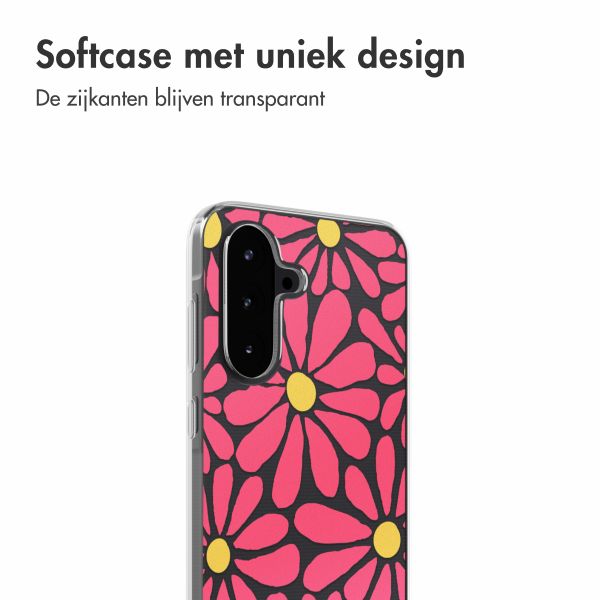 imoshion Design hoesje Samsung Galaxy A56 - Dusty Rose Flowers Connect