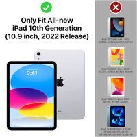Accezz Rugged Back Case Apple iPad 11 (2025) 11 inch A16 / iPad 10 (2022) 10.9 inch - Zwart
