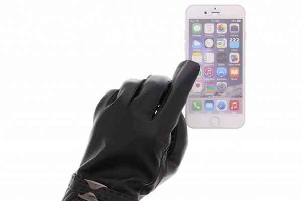imoshion Echt lederen touchscreen handschoenen - Maat L