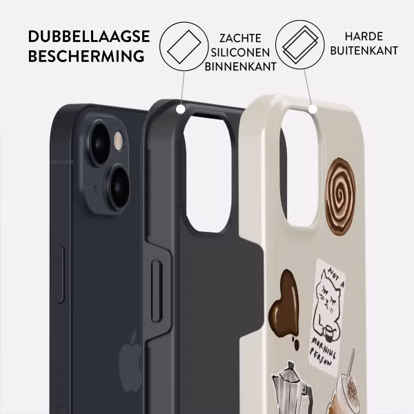 Burga Tough Backcover MagSafe Apple iPhone 13 - Oat Milk Please