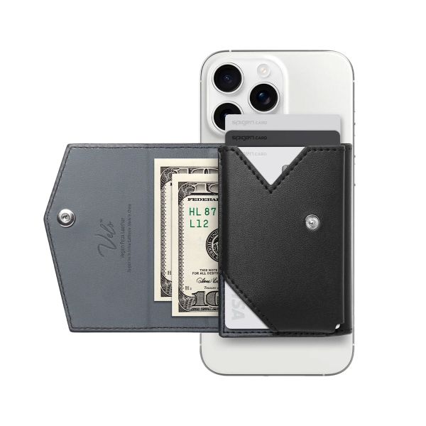 Spigen Valentinus Pro MagFit kaarthouder - Zwart