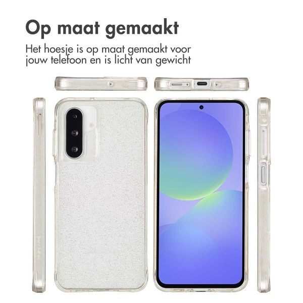 imoshion Clear Glitter Backcover Samsung Galaxy A36 / A56 - Goud