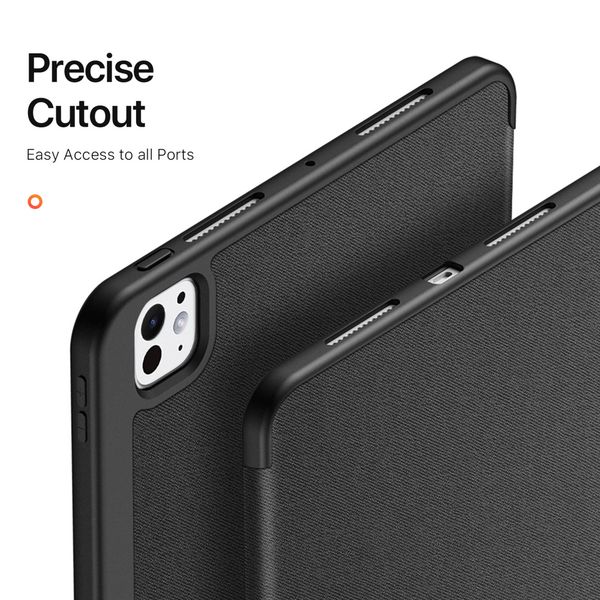 Dux Ducis Domo Bookcase Apple iPad Pro 11 (2024) M4 - Zwart