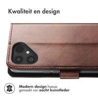 imoshion Luxe Bookcase Samsung Galaxy Z Fold 6 - Donkerbruin