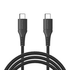 imoshion Braided USB-C naar USB-C kabel - 3 meter - Zwart