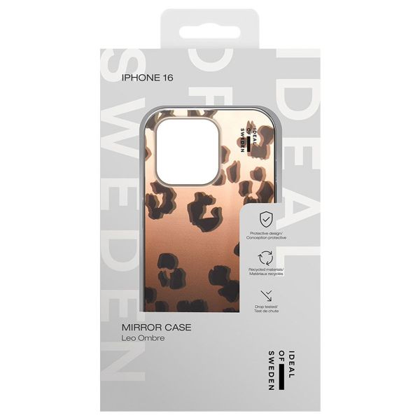 iDeal of Sweden Mirror Case Apple iPhone 16 - Leo Ombre