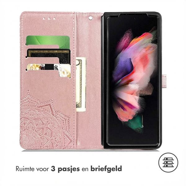 imoshion Mandala Bookcase Samsung Galaxy Z Fold 6 - Rosé Goud