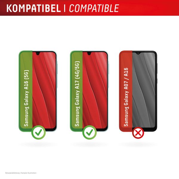 Displex Screenprotector Real Glass Samsung Galaxy A16 (4G/5G) / A17 (5G)
