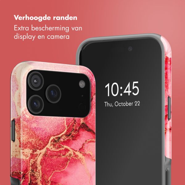 Selencia Vivid Backcover met MagSafe Apple iPhone 17 Pro Max - Rosy Marble