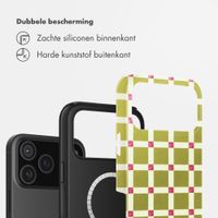 Selencia Vivid Backcover met MagSafe Apple iPhone 18 Pro Max / 17 Pro Max - Check This Olive