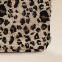 Selencia Zaya Tote Bag - Teddy Laptoptas 16 inch - Leopard