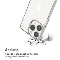 imoshion Backcover met koord + armband Apple iPhone 15 Pro Max - Parels Hartjes