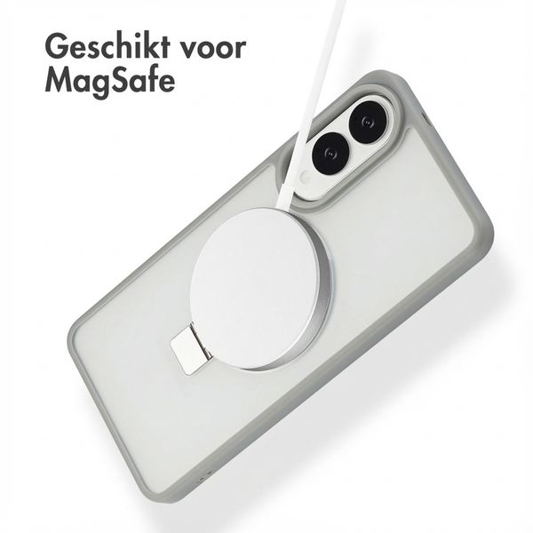 Accezz Ring Stand Backcover met MagSafe Samsung Galaxy S25 Edge - Grijs