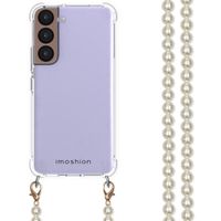 imoshion Backcover met koord - Parels Samsung Galaxy S22 - Transparant