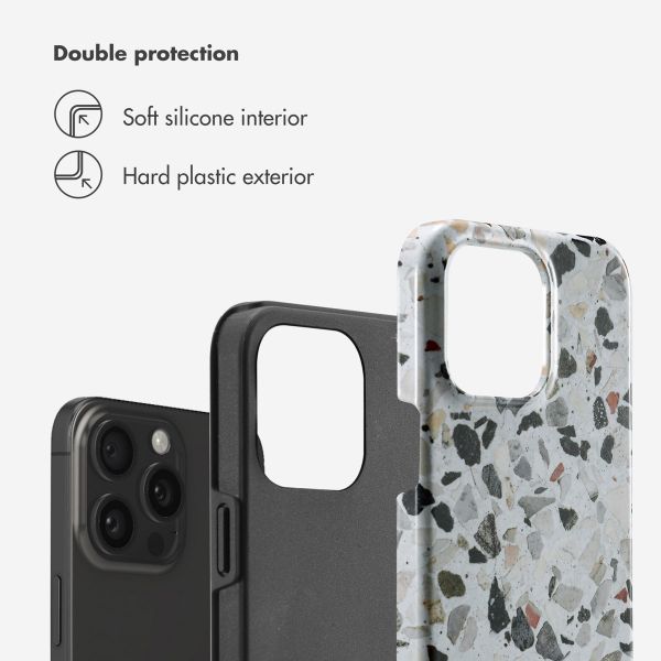 Selencia Vivid Back Cover Apple iPhone 15 Pro Max - Chic Terazzo